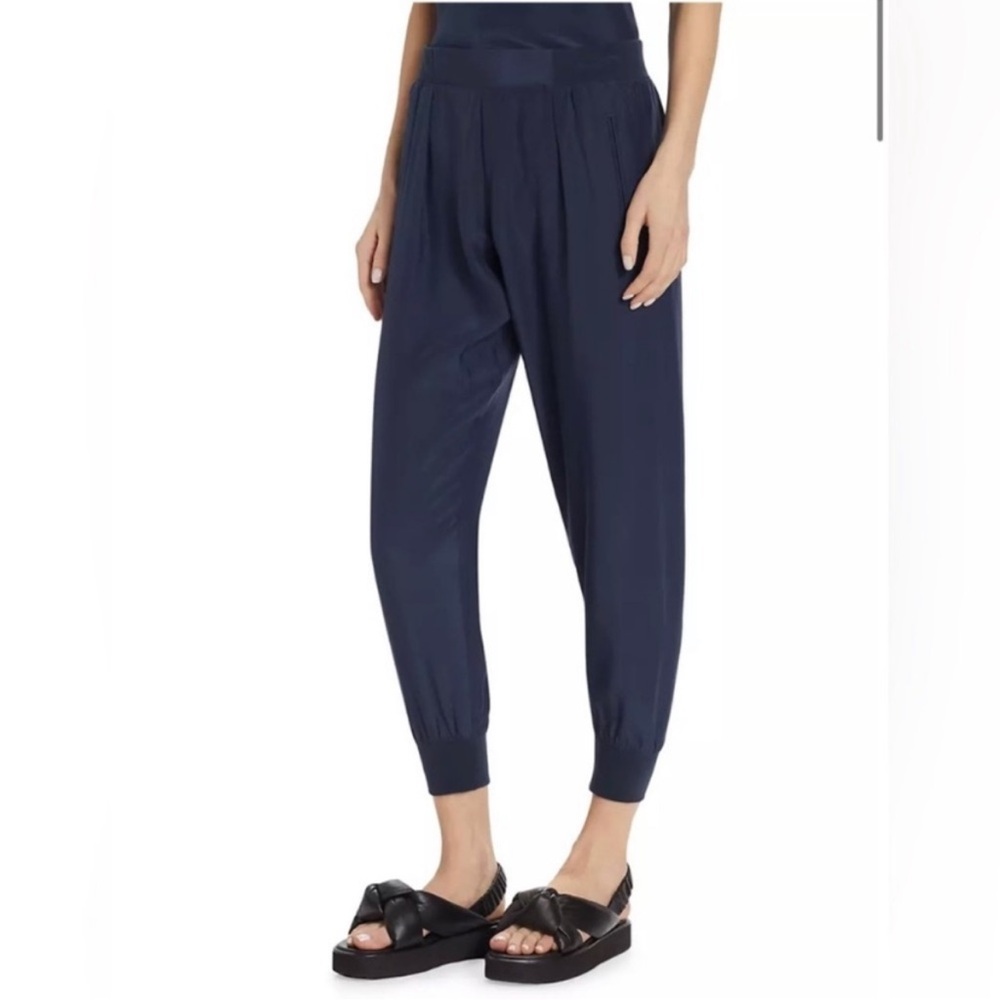 ATM ANTHONY THOMAS MELILLO | Cropped Pants W/ Elastic Cuffs In Midnight 🖤